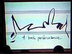 Video Editing - A Book Performance @ Architecture University - Venice